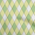 thumbnail image 1 of oneOone Rayon Medium Yellow Fabric Argyle Craft Projects Decor Fabric Printed By The Yard 56 Inch Wide, 1 of 4