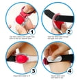 thumbnail image 4 of 2pcs LED Night Reflective Armband, PVC Illuminated Wrist Strap-red, 4 of 5