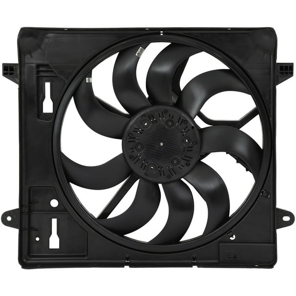 ECCPP Radiator Cooling Fan Assembly fit 2012-2018 for Jeep for Wrangler 624080,6010277,76366