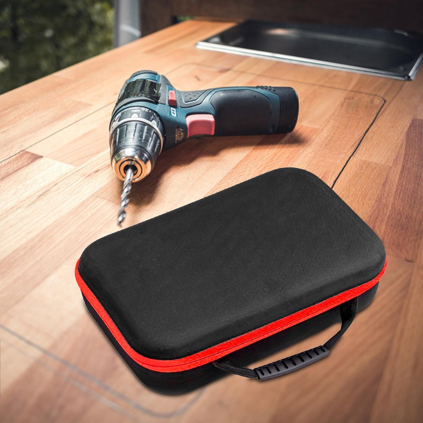 simhoa Electric Drill Carry Case Travel Case Portable Electrician Hardware Tool Box Carrying Case for Pliers Wrench Electric Grinder L