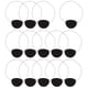 thumbnail image 1 of 14 piezas para niños, parche creativo para ojos de pirata, ojos divertidos, ojos vendados, accesorio de fiesta adorable para el festival de Halloween (cuerda negra, fieltro, color sólido), 1 of 6