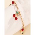 thumbnail image 4 of Conjunto de Joyería para Mujer con Diseño de Cereza: 1 Collar y 1 Pulsera, 4 of 6