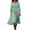 Green, variant on Women's 2026 Fit And Flare Dress Women's Spring And Summer Round-Neck Solid-Color Casual Long-Sleeved Long Dress Blue L