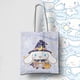 thumbnail image 2 of Bolso de lona Kawaii Sanrio Cinnamoroll para mujer, bolso de hombro pequeño y fresco, bolso de compras Simple para estudiantes, 2 of 3