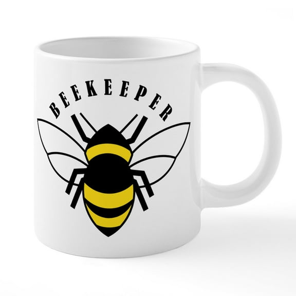 CafePress - Beekeeper Mugs - 20 Oz White Ceramic Mega Mug