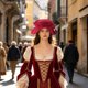 thumbnail image 4 of IDEANATEGRATE Boina Medieval Para Eventos Renacentistas En Poliéster Y Plegable Color Oscuro, 4 of 8