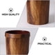 thumbnail image 5 of Cesto De Basura De Grano De Madera Bote De Basura De Plástico Redondo Bote De Basura De Granja con Anillo De Presión Contenedores De Basura para El Hogar 22 * ​​29 Cm, 5 of 5