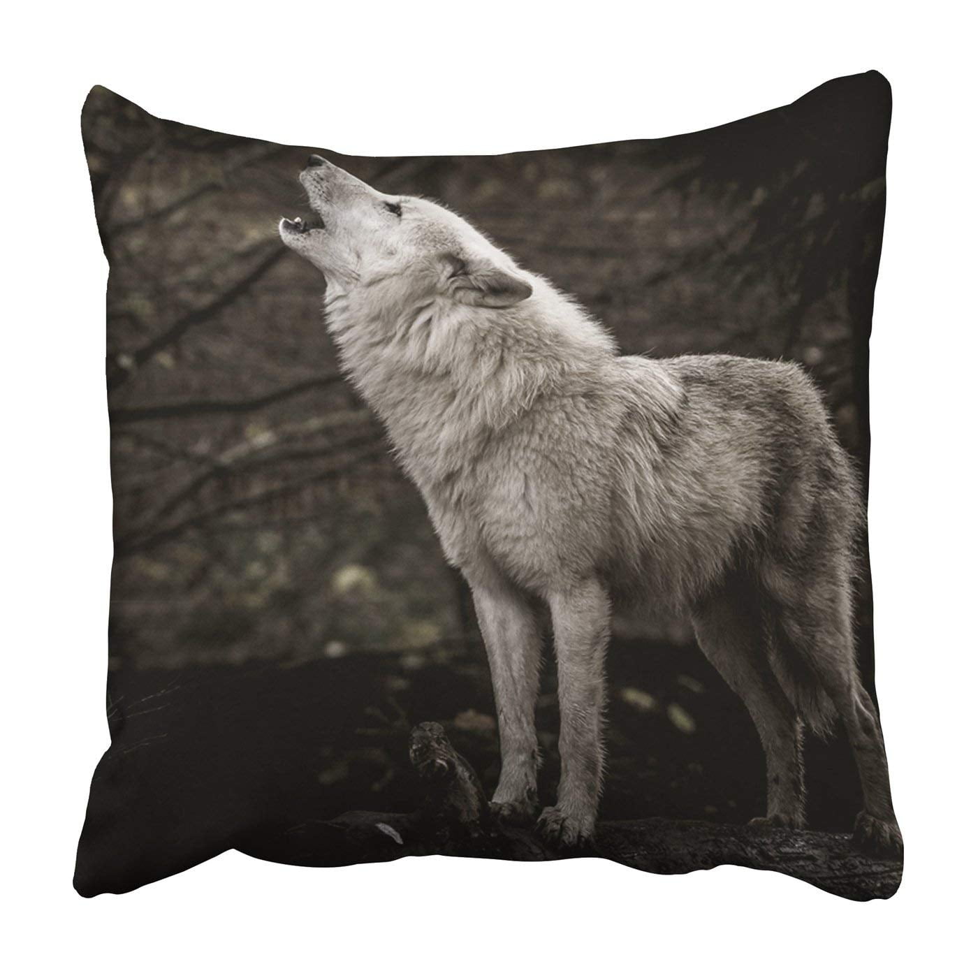 wolf pillow pet