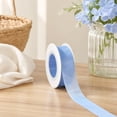 thumbnail image 6 of 3 Inch Wide Sheer Satin Ribbon Roll For Gift Wrapping, Decorative Fabric Ribbon For Bouquet Arrangement, Polyester Craft Ribbon For Wedding Centerpieces, Bow Making Supply For Floral Home Decor, 6 of 6