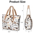 thumbnail image 3 of Tote Bag for Women - Dachshund Dog Boston Terrier Dog Shoulder Bag - Large Utility Work Duffle Bag with Zipper Handbag for Travel, Work, Sprots, 3 of 5