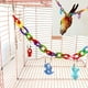 Jouet Coloré Oiseau Perroquet Cage Balançoire Jouet d'Escalade pour Perruquier Cockatiel Budgie Lovebird 35cm – image 1 sur 6