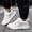 White, variant on Dpytoraw Kids Breathable Sports Shoes Soft Sole Running Sneakers For Boys And Girls Perfect For Outdoor Activities Boys Athletic Shoes Size 11 M