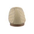 thumbnail image 3 of Journee Women's Savannah Woven Ballet Almond Toe Flat, 3 of 9