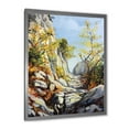 thumbnail image 2 of Designart 'Marble Path In Autumn Mountain' Traditional Framed Art Print, 2 of 4