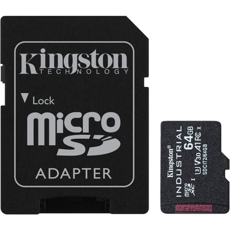 UPC: 0740617321043 | Kingston Industrial 64 GB Class 10/UHS-I (U3) V30 microSDXC