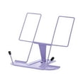 thumbnail image 2 of Soporte universal para libros de cocina y tabletas, plegable y de metal. Violeta, 2 of 9