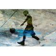 thumbnail image 2 of Maglione, Raffaele 14x11 White Modern Wood Framed Museum Art Print Titled - basketball_1, 2 of 4