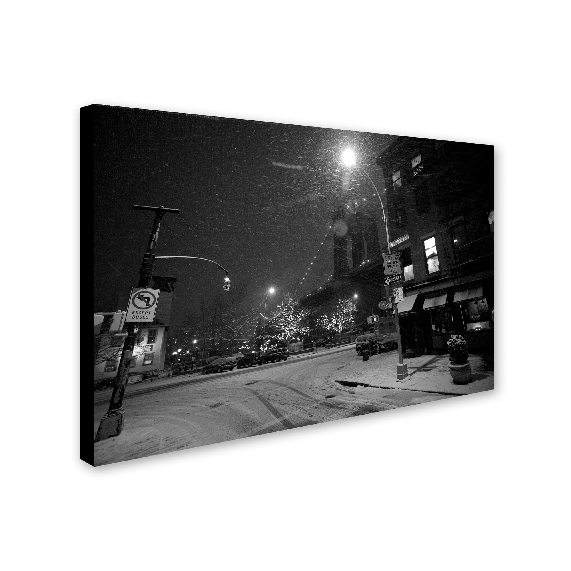 Trademark Fine Art "Pete's by the Bridge" Canvas Art by Yale Gurney