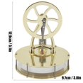 thumbnail image 5 of Modelo de motor Stirling de baja temperatura, motor de vapor, experimento científico, juguete educativo, 5 of 5