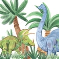 thumbnail image 2 of Douglas, Jamie 12x12 Gold Ornate Wood Framed with Double Matting Museum Art Print Titled - Dino Buddies II, 2 of 4