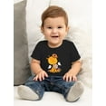 thumbnail image 2 of Cartoon Goraffe W Candy T-Shirt Infant -Image by Shutterstock,  18 Months, 2 of 4