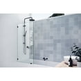 thumbnail image 5 of Glass Warehouse  58.25" x 31" Frameless Shower Bath Fixed Panel Matte Black Matte, 5 of 5