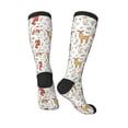 thumbnail image 4 of Haiem Cute Little Animals Socks, Funny Novelty Crazy Design Cotton Socks Sports Socks Knee High Socks For Men, Women,1Pairs - Gift For Working Friends, 4 of 9
