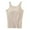 A3 Beige, variant on Tank Tops for Women Built in Bra Womens Clothes Layering Top Going Out Tops Camisole Tops Ribbed Racerback Tank Tops Sleeveless Tops Summer Outfits Solid Color Wide Strap Scoop Neck Tunic Tops Beige