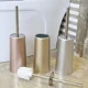 thumbnail image 3 of Cepillo de baño de estilo nórdico, cepillo de baño creativo con soporte, cepillo de limpieza de baño, accesorios de baño, limpieza de suelo del hogar, 3 of 5