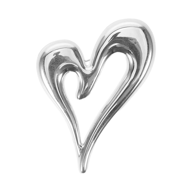 Broche de corazón: broche de seguridad con forma de corazón - Elegante broche de solapa para mujer - Joyería de moda para hombre, ropa, boda, San Valentín, cumpleaños