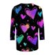 thumbnail image 5 of RKSTN Valentines 3/4 Sleeve Tops for Women Oversized Crewneck Valentine's Day Graphic Printed Short Sleeve T Shirt Womens Casual Round Neck Loose Comfy Loves Heart Print Three Quarter Sleeve Shirts, 5 of 6