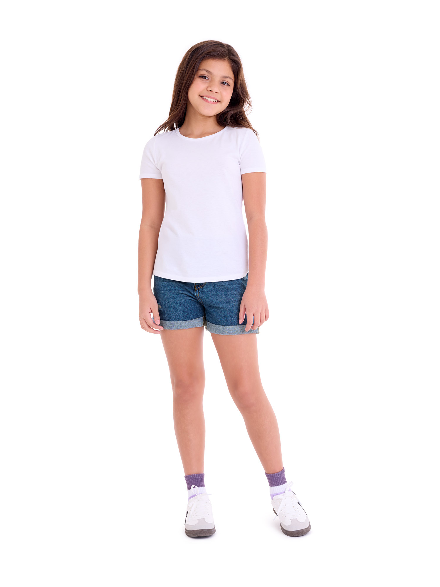 Jordache Girls High Rise Mom Short, Sizes 5-18