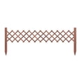 thumbnail image 2 of Wooden Garden Fence Extendable Outdoor Courtyard Railing Plant Climbing Trellis Waterproof Rot Proof Garden Divider Vegetable Garden Flower Balcony Patio Perimeter Barrier Outdoor Garden Decor, 2 of 6