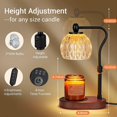 thumbnail image 4 of Dimmable Candle Warmer Lamp Head Rotatable Height Adjustable + Timer & Bulb, 4 of 5