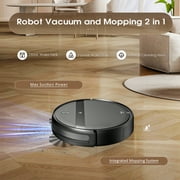 ROBOEVO G20 Robot Vacuum Cleaner and Mop Combo, 3000Pa Powerful Suction, Smart WiFi/App Robotic Vacuum with Alexa & Google Assistant, Pet Hair Cleaning for Hard Floors & Carpets
