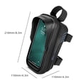 thumbnail image 7 of Frame Bike Phone Bag Waterproof Top Tube Bag  Touchscreen Phone Mount Bag Cycle Frame Bag Fits Cellphones Below 6.8'', 7 of 7