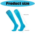 thumbnail image 3 of Soccer Socks Football Socks Baseball Socks Knees High Socks Sports Socks Athletic Socks for Boys Girls Men Women, 3 of 8