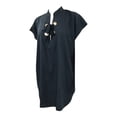 thumbnail image 4 of Ropa Playa Ocean Pacific para Mujer Vestido Largo Manga Corta Aros Cintas Ajust. Escote Negro Talla M, 4 of 4