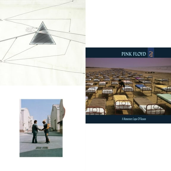 Dark Side Of The Moon Live At Wembley Empire Pool 1974 & Wish You Were Here (180G) & Momentary Lapse Of Reason (180G/Gatefold) (2016 Version) [LP Vinyl Bundle]