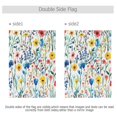 thumbnail image 4 of Yayeee Garden Flag 12"x18" Double Sided Outdoor Yard Lawn Holiday Decorations, Blue Wildflower Pattern, 4 of 6