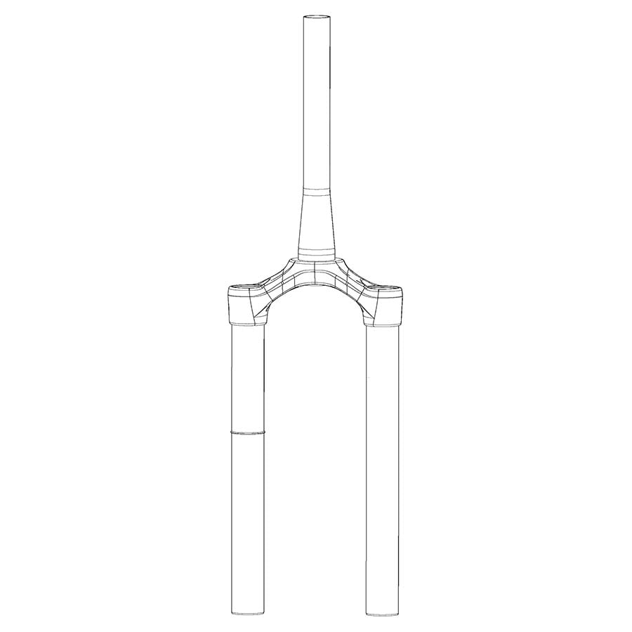 Fourche SR Suntour XCR Air LO-R 27.5" - 100mm De Débat - Noire
