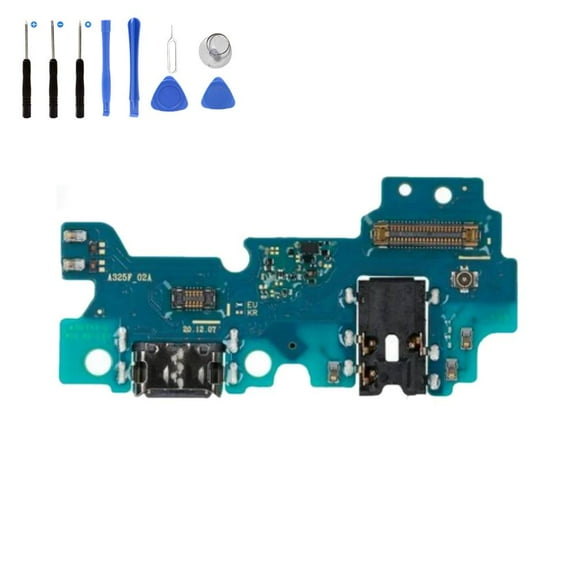 Eutoping USB Charging Port For Samsung Galaxy A32 4G A325 Dock Connector Charger Board Flex Cable Assembly Replacement with tool