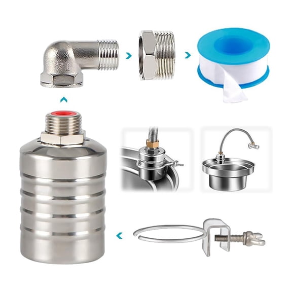 1/2 inch to 3/4 inch Fully Automatic Water Level Control Float Valve