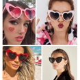 thumbnail image 1 of Gafas de sol con forma de corazón para mujer, marco de Metal fino sin montura, gafas de sol con forma de corazón Uv400 XianweiShao  8390606235435, 1 of 1