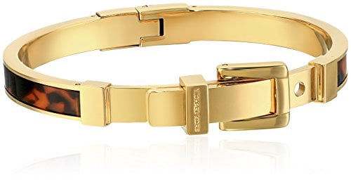 michael kors gold buckle bangle