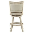 thumbnail image 5 of Boraam Melrose 24-Inch Counter Height High Back Swivel Wood Counter Stool, Ivory Wire-Brush Finish, 5 of 5