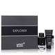 thumbnail image 1 of Montblanc Explorer de Mont Blanc Gift Set - 3.3 oz Eau de Parfum Spray + 0.25 oz Mini EDP Spray + 3.3 oz Balas de afeitado Aftershave Mont Blanc Mont Blanc, 1 of 1