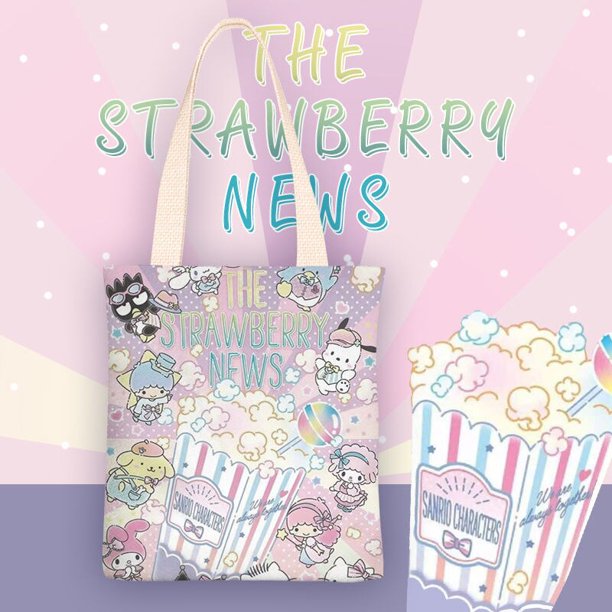 Paquete de almacenamiento de lona de dibujos animados HELLO KITTY Kawaii para mujer, monedero pequeño con cordón, bolsa de tela de viaje, Kuromi My Melody
