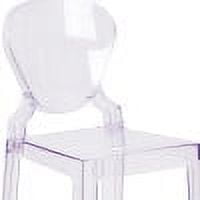 Flash Furniture McKenna 4 Pk. Ghost Counter Stool with Tear Back in Transparent Crystal Walmart