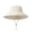 Beige, variant on Sun Hats for Women Gardening Hat Wide Brim Ponytail Beach Sun Protection Breathable Cotton Summer Hat with Fold-Up Brim